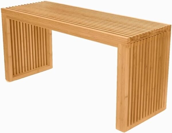 Bamboo Dining Bench, 35 inch long Indoor