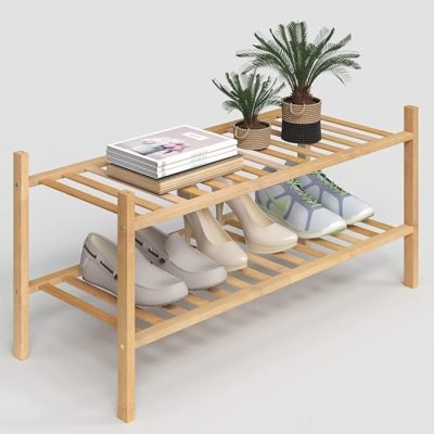 2-Tier Shoe Rack for Shoes, Organizer Free Standing