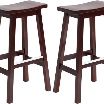 Bar Stools Set of 2 for Kitchen Counter